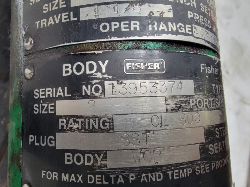 FISHER CONTROLS TYPE 667 SIZE 40 SST BODY WCB 20PSI REMAN