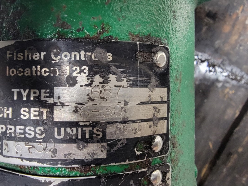 FISHER CONTROLS TYPE 667 SIZE 40 SST BODY WCB 20PSI REMAN