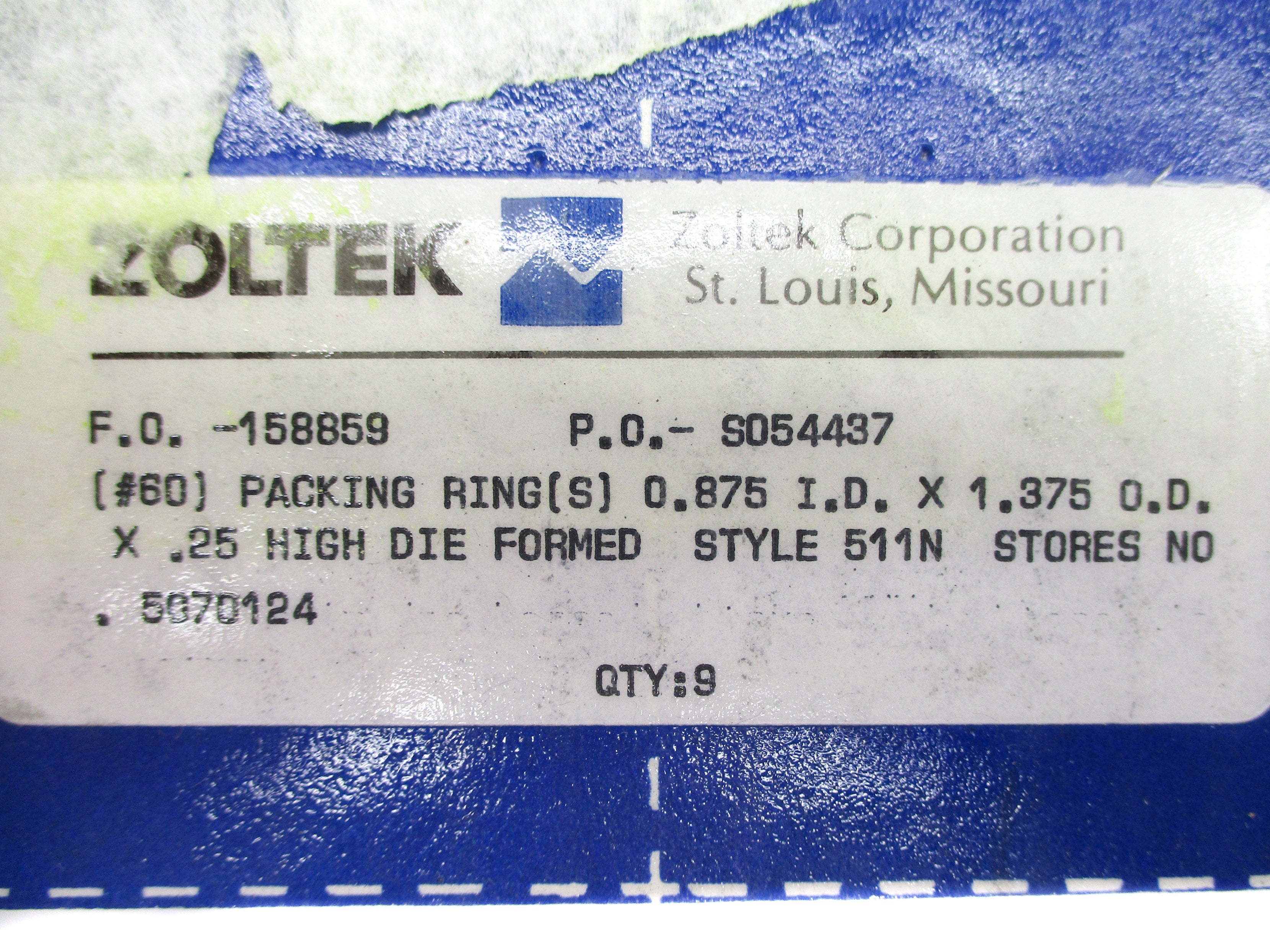 ZOLTEK 5070124 (PKG OF 9) NSMP