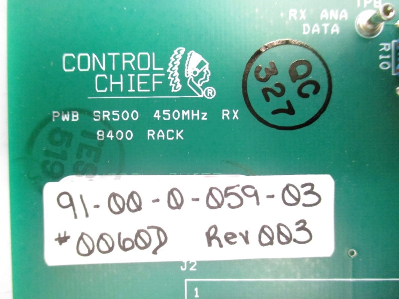 CONTROL CHIEF SR500 91-00-0-059-03 REV. 003 NSNP