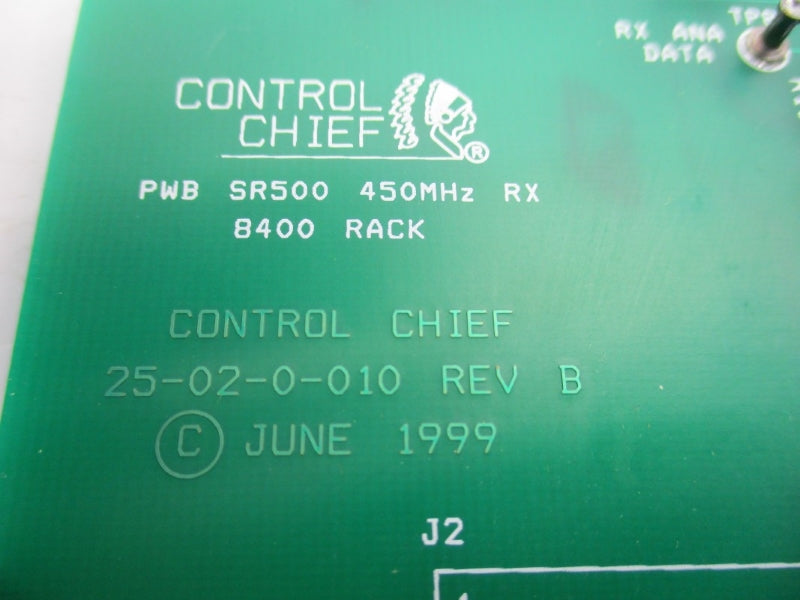 CONTROL CHIEF SR500 91-00-0-059-02 25-02-0-010 REV. B NSNP
