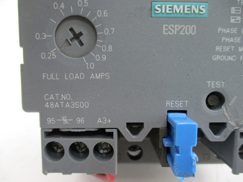 SIEMENS 14CUA32AA 220-140V 0.25-1.0A NSNP