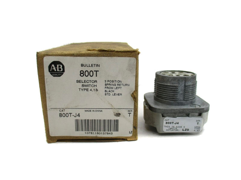 ALLEN BRADLEY 800T-J4 SER. T (BR/WH) (AS PICTURED) NSMP