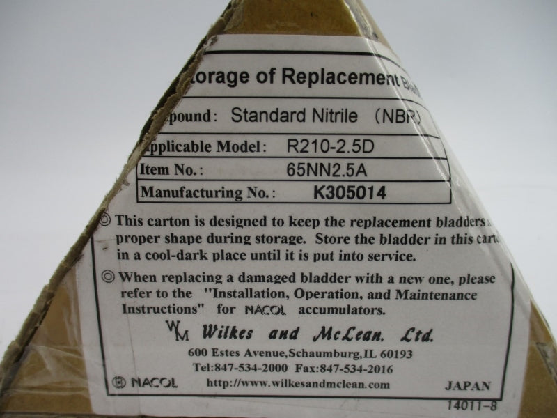 NACOL R210-2.5S 65NN2.5A NSMP