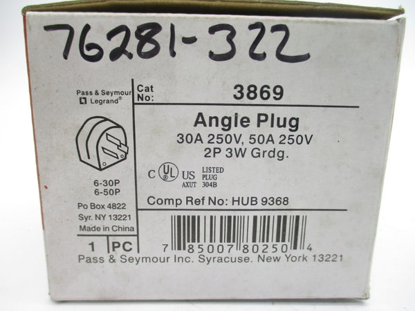 PASS & SEYMOUR 3869 250V 50A NSMP