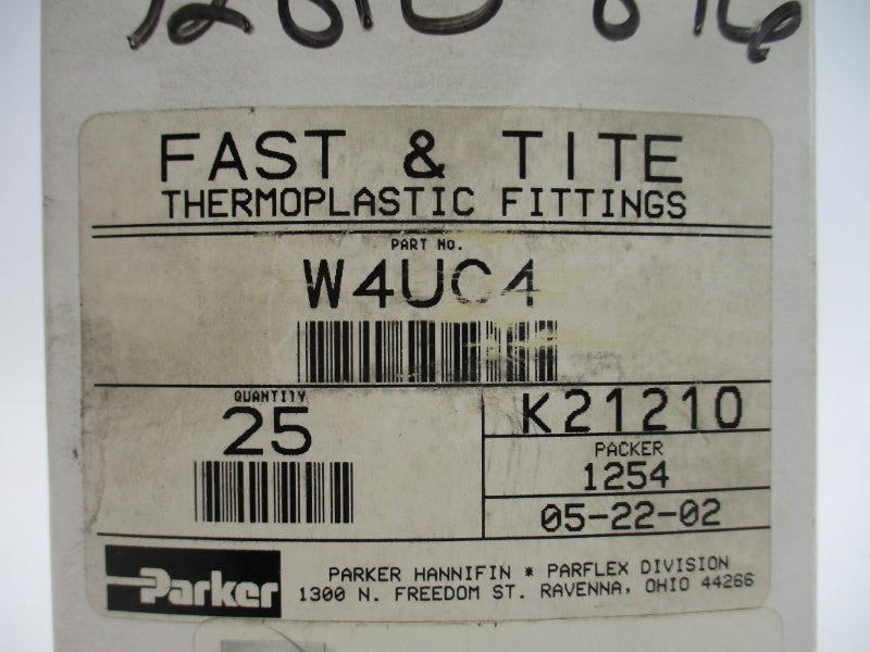 PARKER W4UC4 (PKG OF 25) NSMP