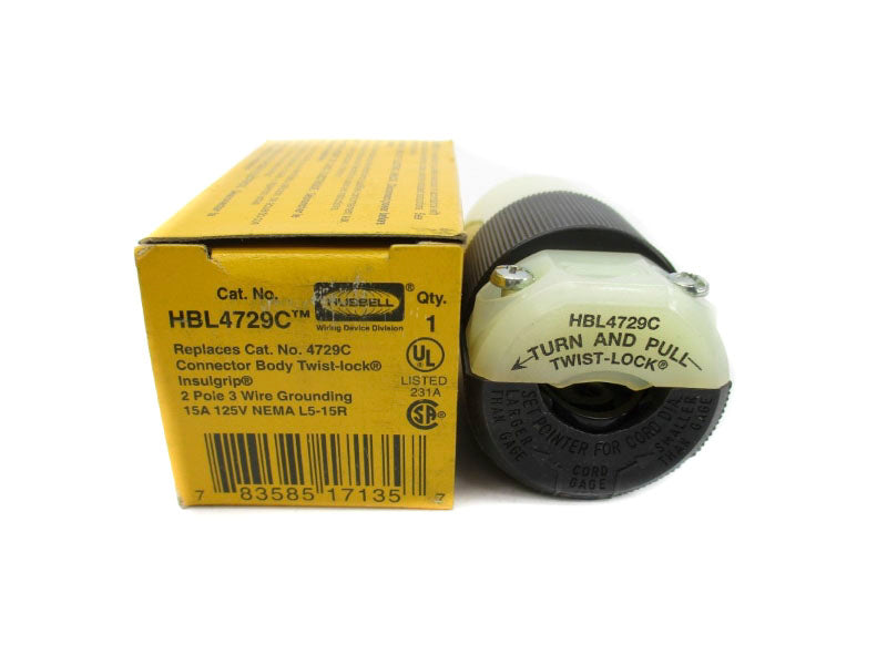 HUBBELL HBL4729C 125V 15A NSMP