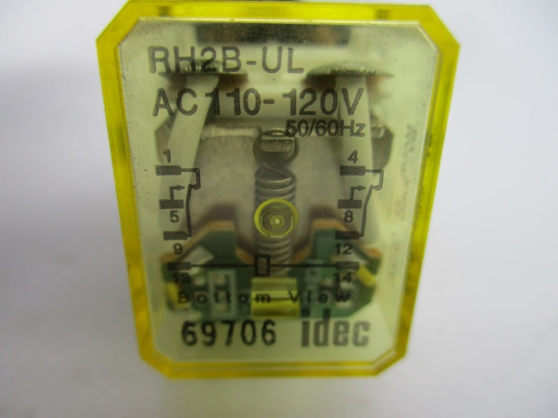 IDEC RH2B-UL 63107A 110-120VAC 7.5A NSNP