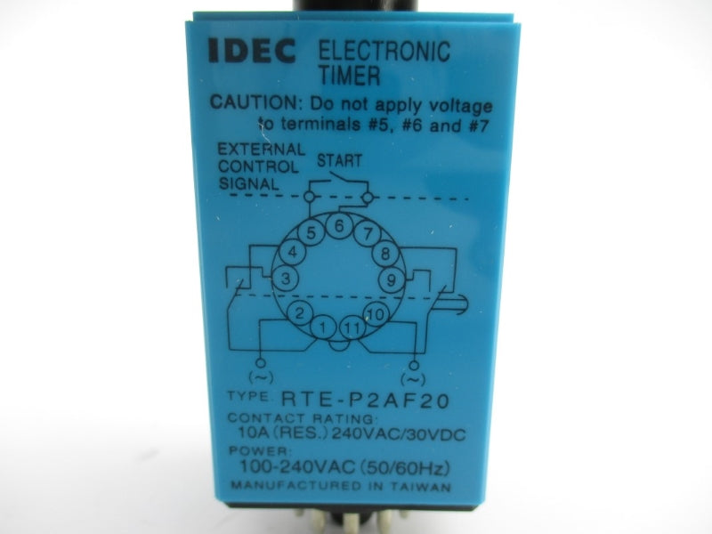 IDEC RTE-P2AF20 100-240VAC 10A NSMP