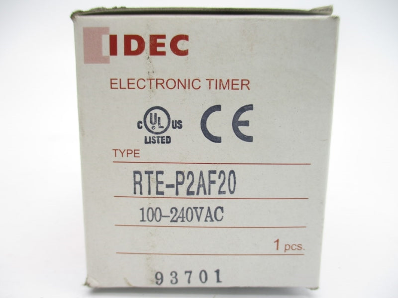 IDEC RTE-P2AF20 100-240VAC 10A NSMP