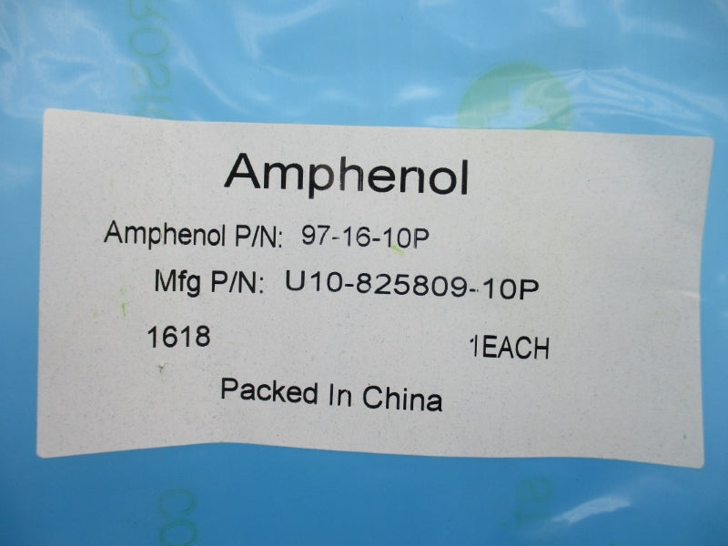 AMPHENOL 97-16-10P U10-825809-10P NSMP