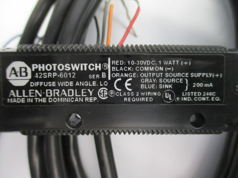 ALLEN BRADLEY 42SRP-6012 SER. B 10-30VDC NSNP