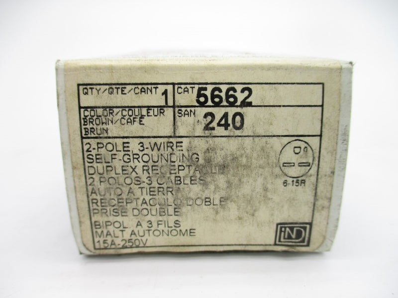 LEVITON 5662 240 250V 15A NSMP