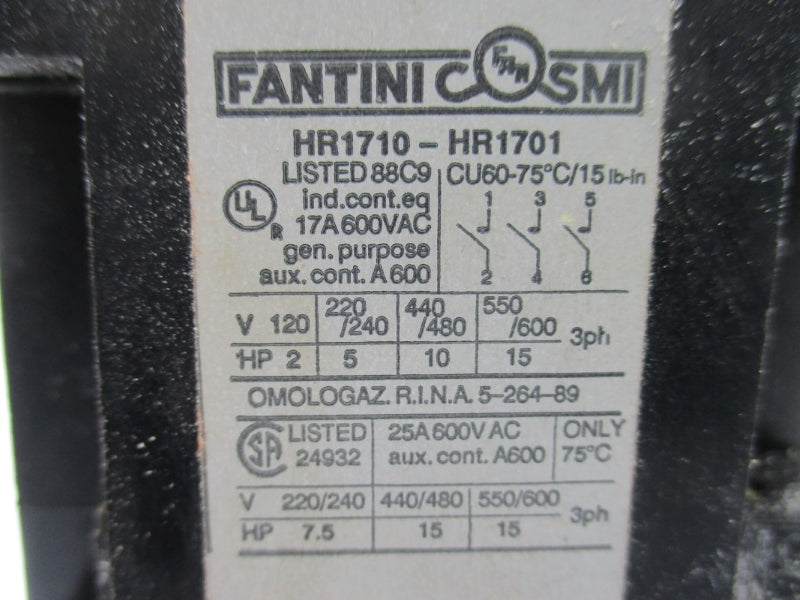 FANTINI HR1710-HR1701 24V 25A NSNP