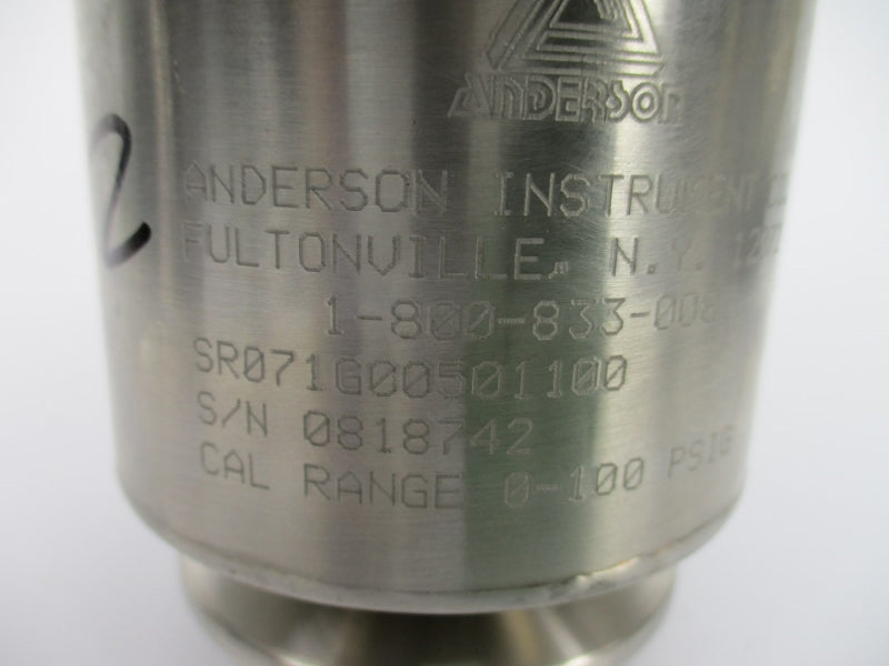 ANDERSON INSTRUMENT SR071G00501100 0-100PSI NSNP