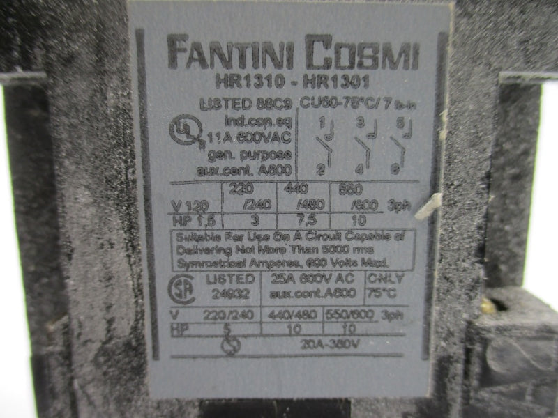 FANTINI COSMI HR1310-HR1301 24V 11A NSNP