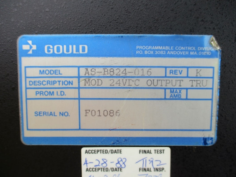 GOULD AS-B824-016 24VDC NSNP