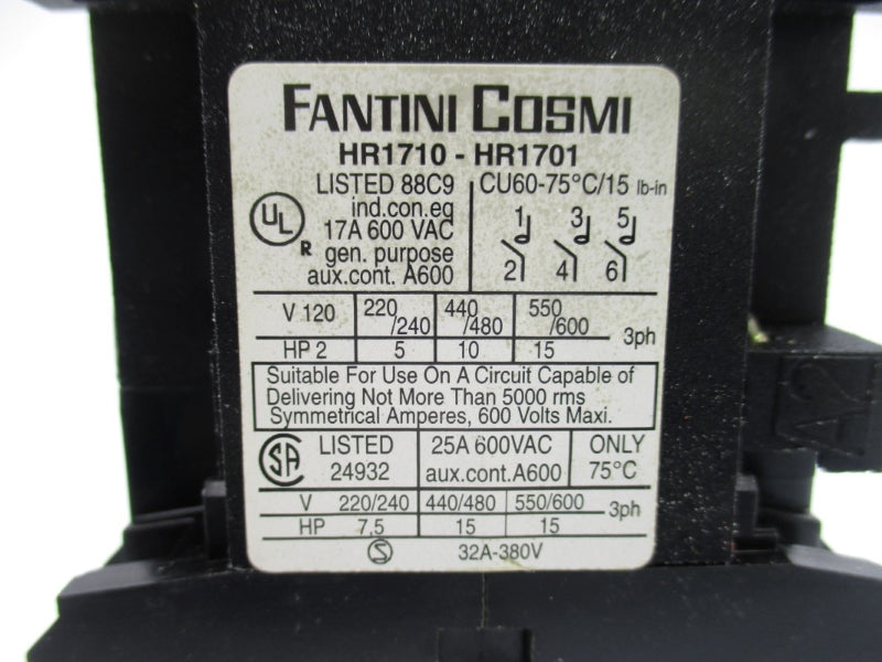FANTINI COSMI HR1710-HR1701 24V 17A NSMP