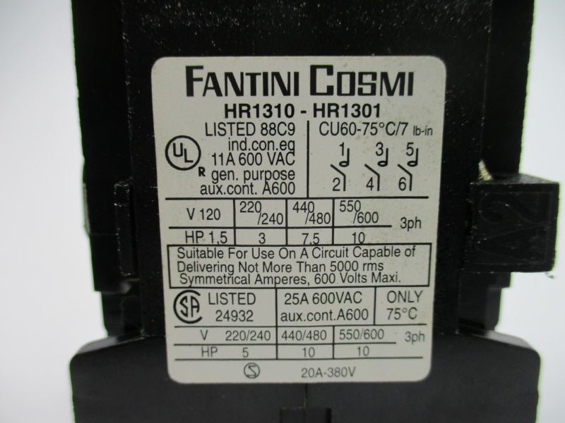 FANTINI COSMI HR1310-HR1301 24V 11A NSMP