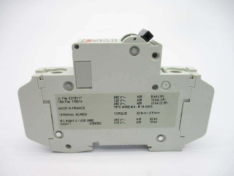 SQUARE D 60103 240VAC 2A NSMP