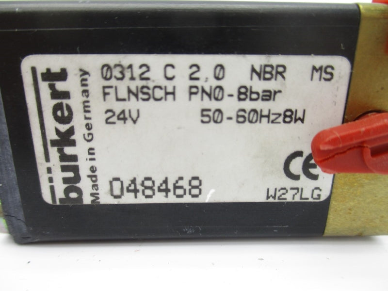 BURKERT 048468 0312C2,0NBRMS 24V NSNP