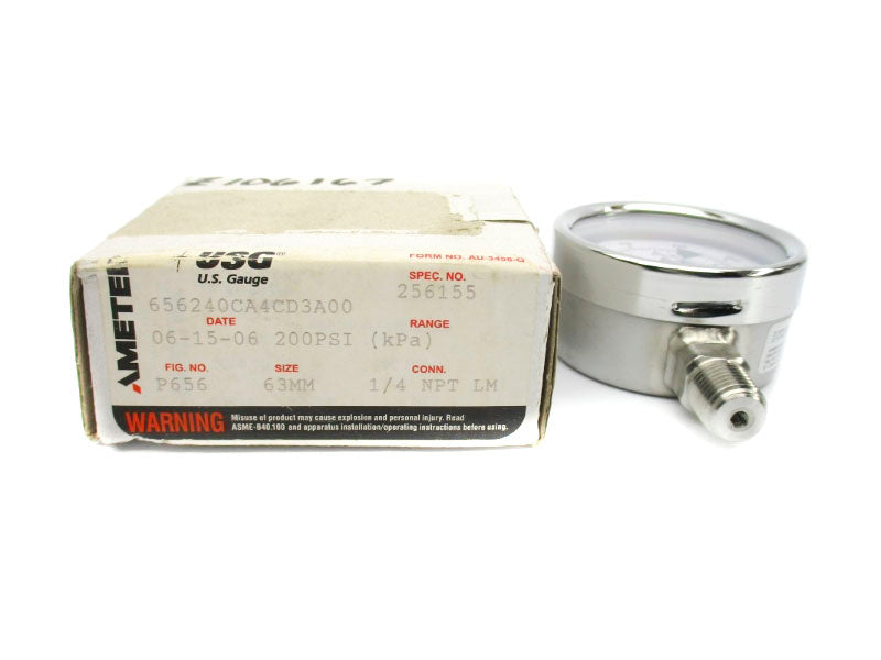 AMETEK 656240CA4CD3A00 256155 200PSI NSMP