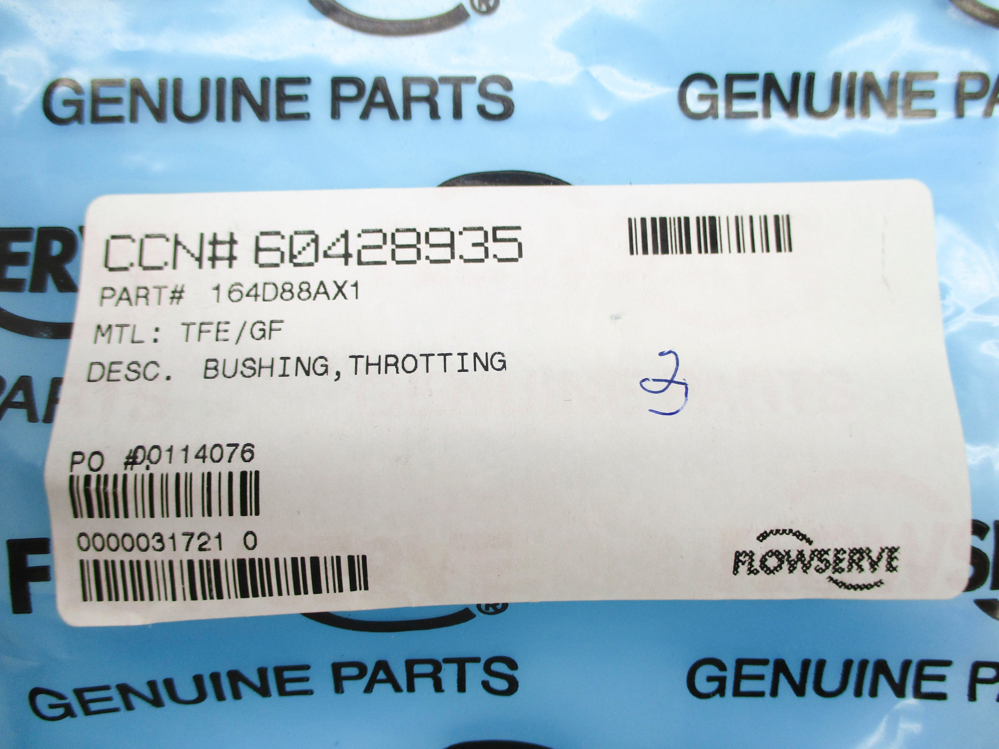 FLOWSERVE 164D88AX1 (PKG OF 3) NSMP