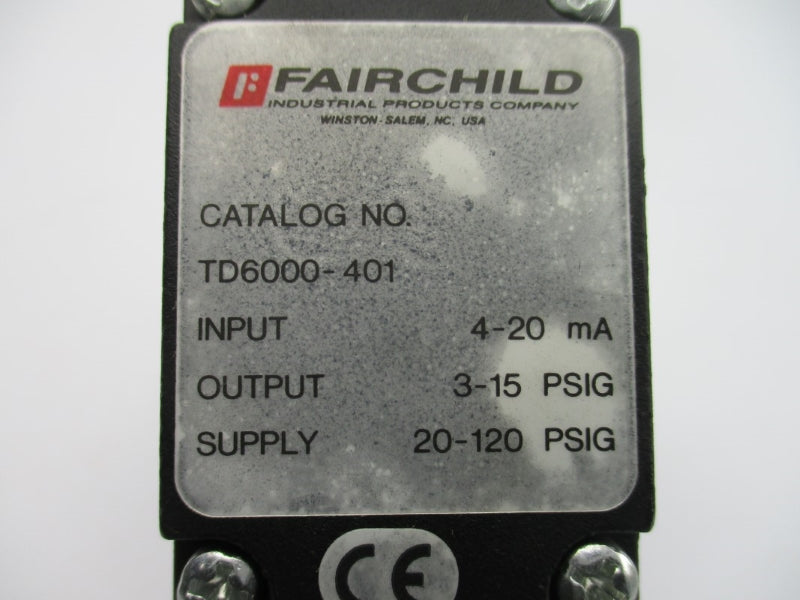 FAIRCHILD TD6000-401 20-120PSI NSNP