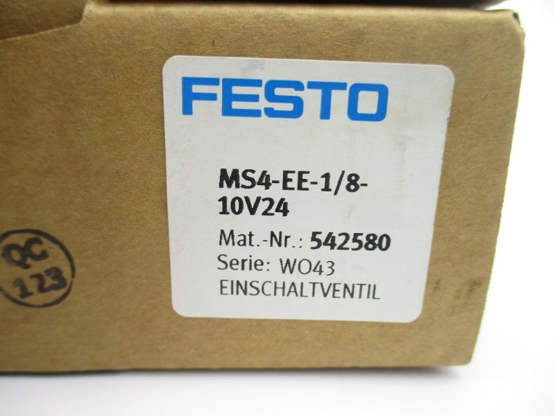 FESTO MS4-EE-1/8-10V24 542580 24VDC 60-145PSI NSMP