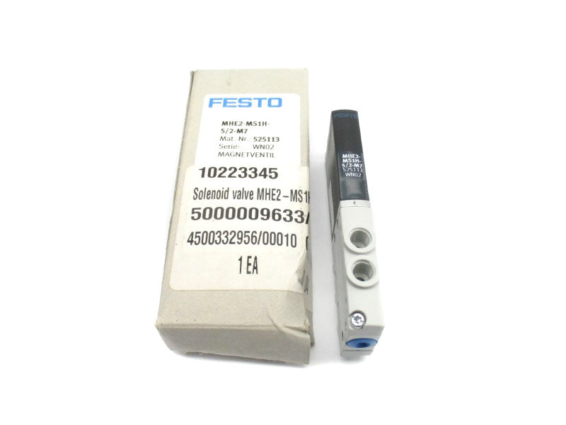 FESTO MHE2-MS1H-5/2-M7 525113 21.6-26.4VDC NSMP