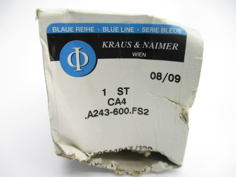 KRAUS & NAIMER CA4 .A243-600.FS2 277VAC 10A NSMP