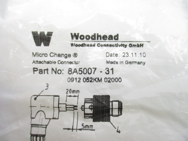 DANIEL WOODHEAD 8A5007-31 0912052KM02000 NSMP