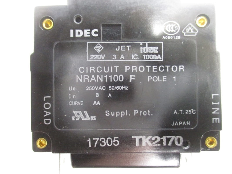 IDEC NRAN1100F 250VAC 3A NSMP