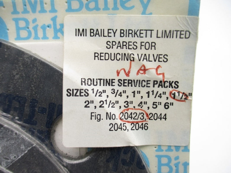 IMI BAILEY BIRKETT 2042/3 1-1/2" NSMP