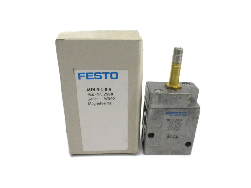 FESTO MFH-3-1/8-S 7958 -14.4-145PSI NSMP