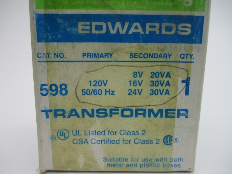 EDWARDS SIGNALING 598 120V NSMP