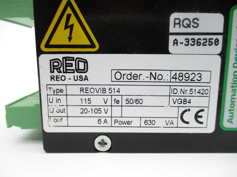 REO REOVIB514 51420 115V NSMP
