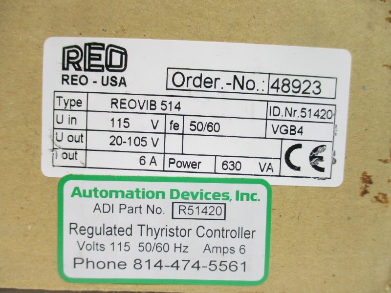 REO REOVIB514 51420 115V NSMP