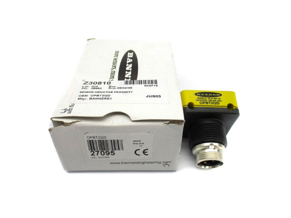 BANNER ENGINEERING OPBT2QD 27095 10-30VDC NSMP