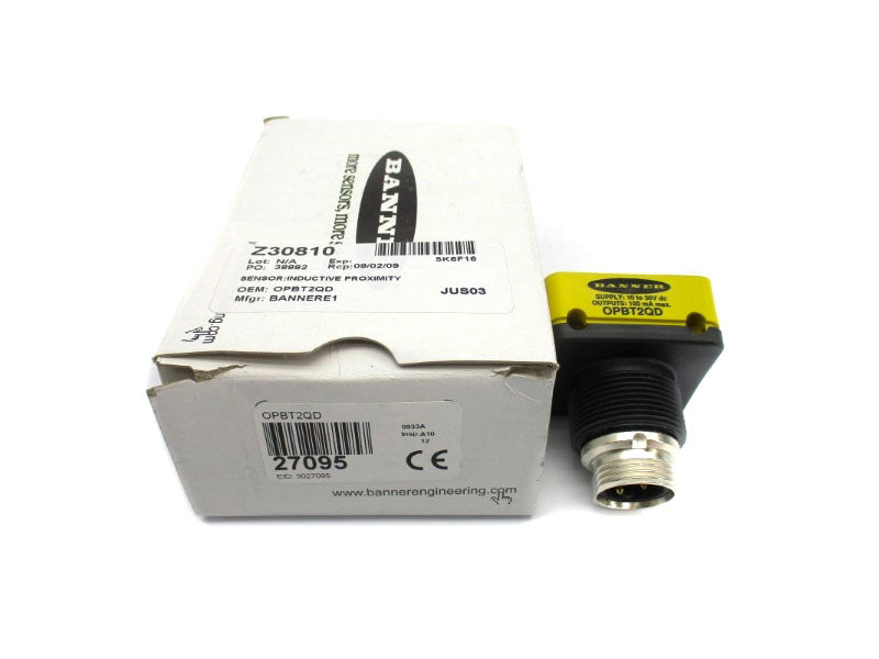 BANNER ENGINEERING OPBT2QD 27095 10-30VDC NSMP