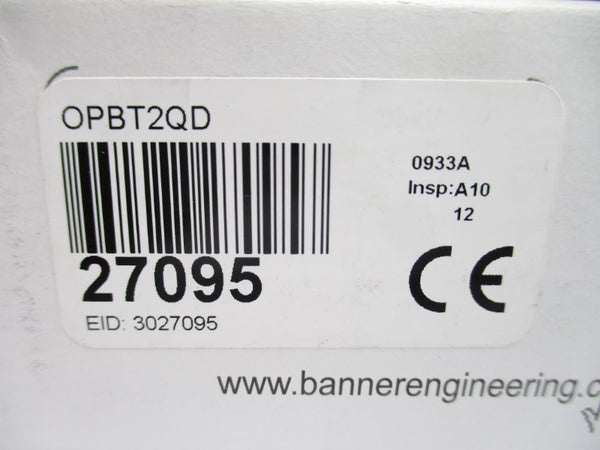 BANNER ENGINEERING OPBT2QD 27095 10-30VDC NSMP