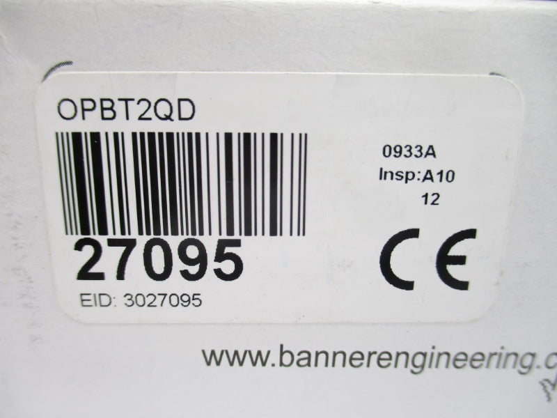 BANNER ENGINEERING OPBT2QD 27095 10-30VDC NSMP