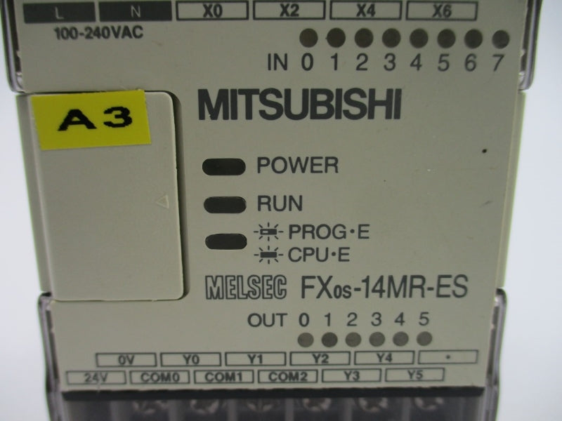 MITSUBISHI FX0S-14MR-ES 100-240VAC 2.5A NSNP