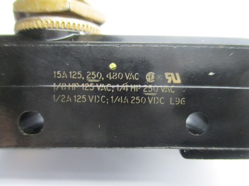 MICRO SWITCH BZ-2RQ1 480VAC 15A NSNP