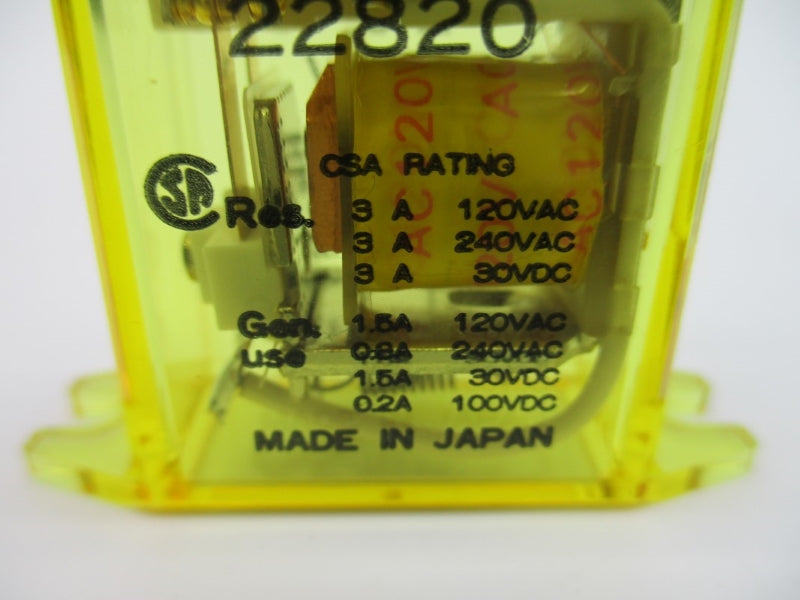 IDEC RY2S-UT 120VAC 3A NSNP