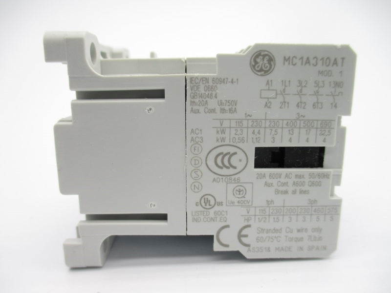 GENERAL ELECTRIC MC1A310ATN 220-240/240-277V 20A NSMP