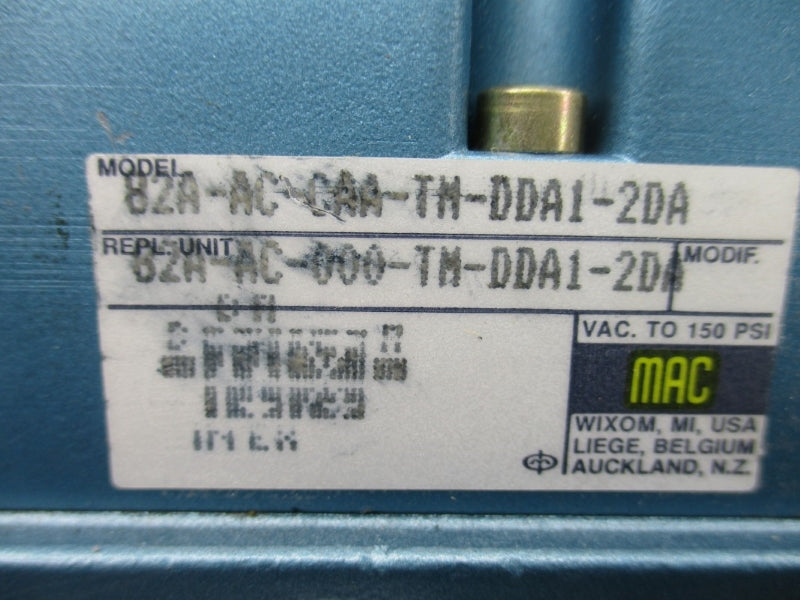 MAC 82A-AC-CAA-TM-DDA1-2DA 24VDC 150PSI NSNP