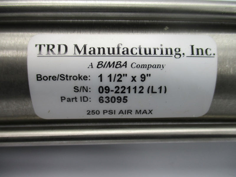 TRD 63095 250PSI 1-1/2" X 9" NSNP