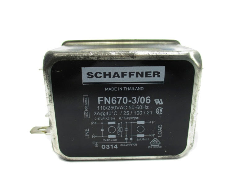 SCHAFFNER C 110/250VAC 3A NSNP