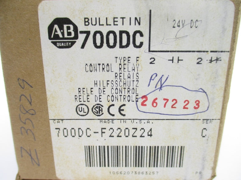 INDUSTRIAL SPARE PART 700DC-F220Z24 SER. C 24VDC 60A (BR/WH) NSMP